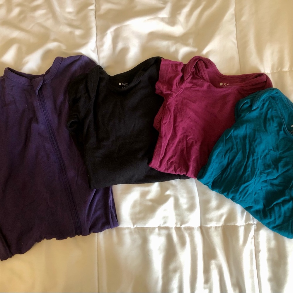 Kyte Baby 6-12 and 3-6 Month Sleeper, onesies